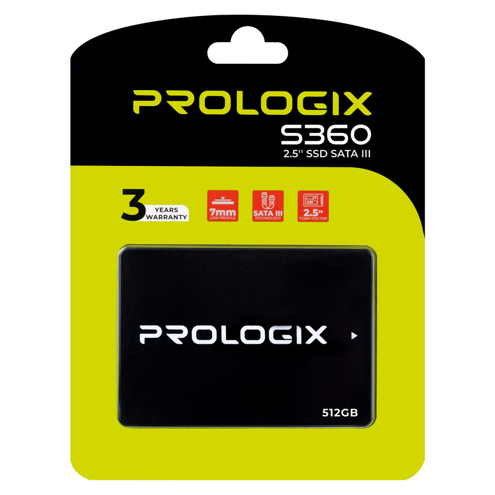 Накопичувач SSD 512 GB Prologix S360 2.5" SATAIII TLC (PRO512GS360) 2.5" Харків - фото 3