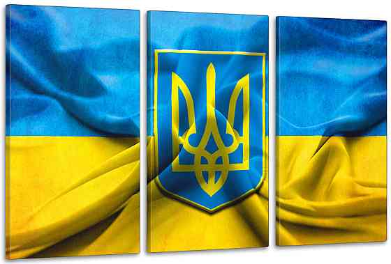 Модульна картина у вітальню/ спальню Україна ART-088_3A 70х130 см Київ