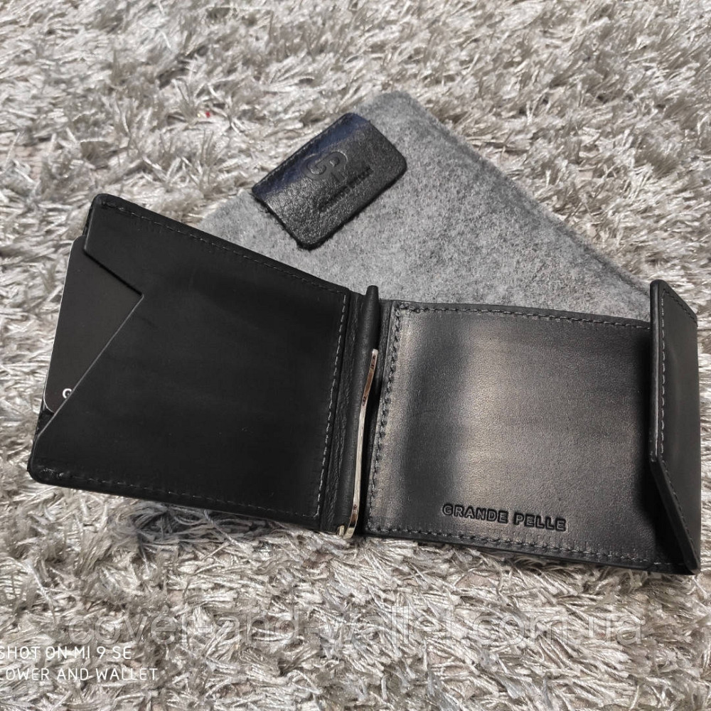 Компактний затиск для грошей на магнітах ручної роботи Grande Pelle Soldi Київ - фото 2