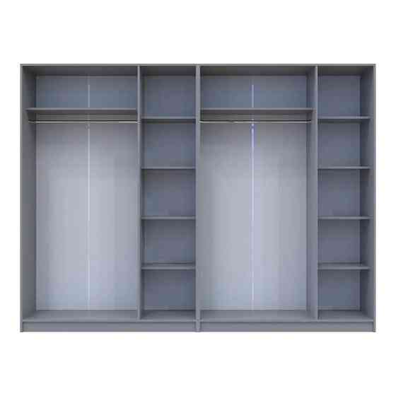 Шкаф для одежды Doros Промо Серый 3+3 ДСП 270х48х204 DRS-011629 (80737768) Львов