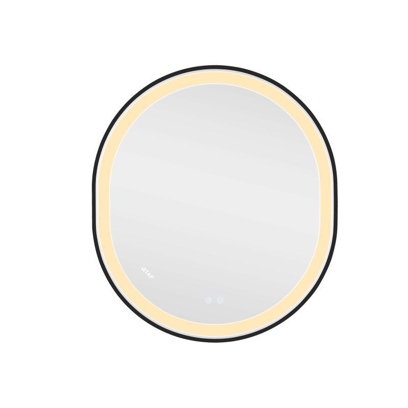 Дзеркало настінне овальне сенсорне Qtap Gemini 800х700 з LED-підсвіткою Touch, з антизапотіванням із диммером Харків - фото 6