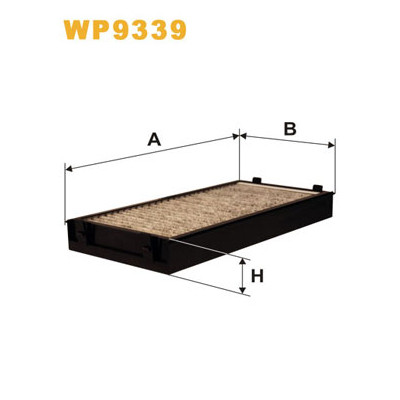 Фільтр салону Wixfiltron WP9339 Вінниця - фото 1