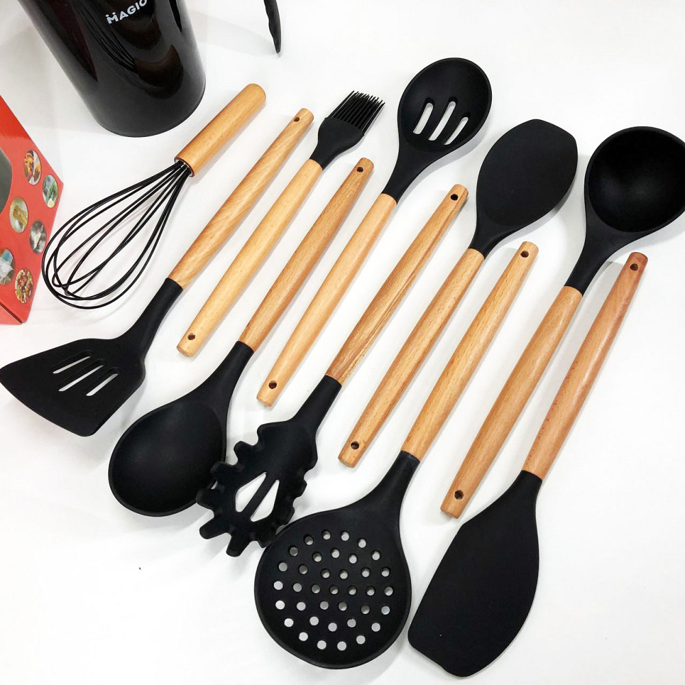 Набір кухонний універсальний, Стильний кухонний набір із силікону ніж універсальний LC-35 Львів - фото 13