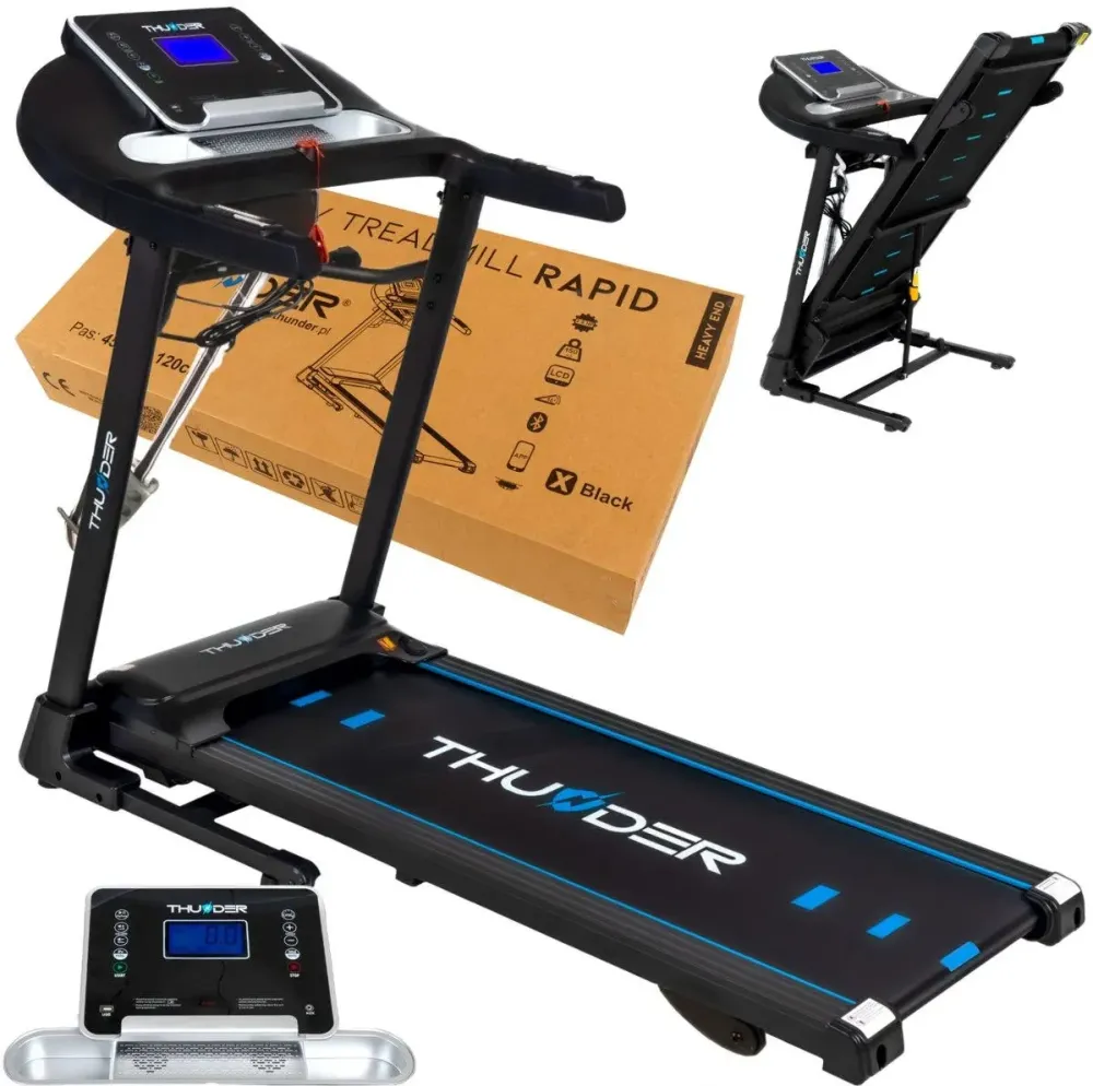 Беговая дорожка Thunder Rapid Ds Black Киев - изображение 1