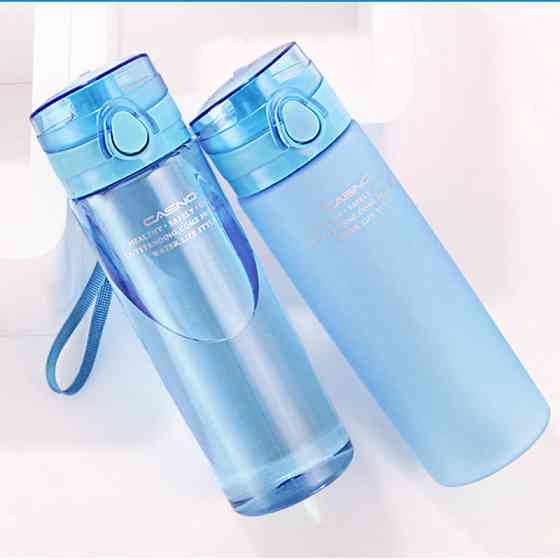 Пляшка для води CASNO 650 мл KXN-1157 Блакитна Луцьк