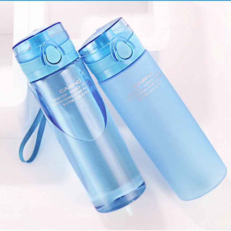 Пляшка для води CASNO 650 мл KXN-1157 Блакитна Луцьк - фото 4