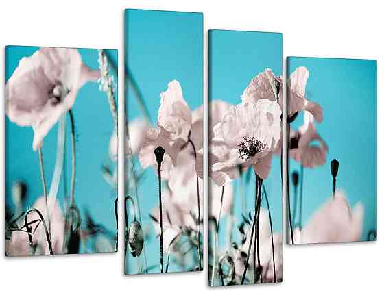 Модульная картина Цветы Маки Art-11_4 115x170 см Киев