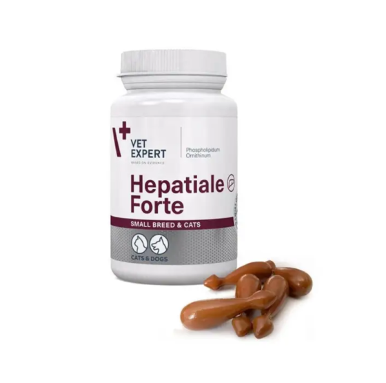 HEPATIALE Forte Small Breed&cat (Гепатиале) поддержания печени у котов и собак малых пород 40 капсул до 07.26 Винница