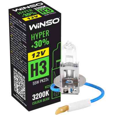 Автолампа WINSO H3 HYPER +30 55W (712300) Винница