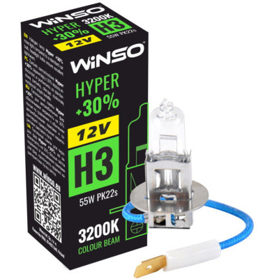Автолампа WINSO H3 HYPER +30 55W (712300) Винница - изображение 2