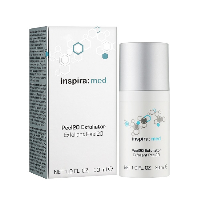 Пілінг-гель 20% з АНА комплексом Peel 20 Exfoliator Inspira Med 30 мл Київ - фото 1