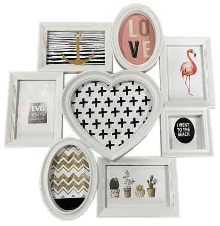 Мультірамка EVG INNO ZB-8-4950 WHITE COLLAGE 8 (6812247) Київ