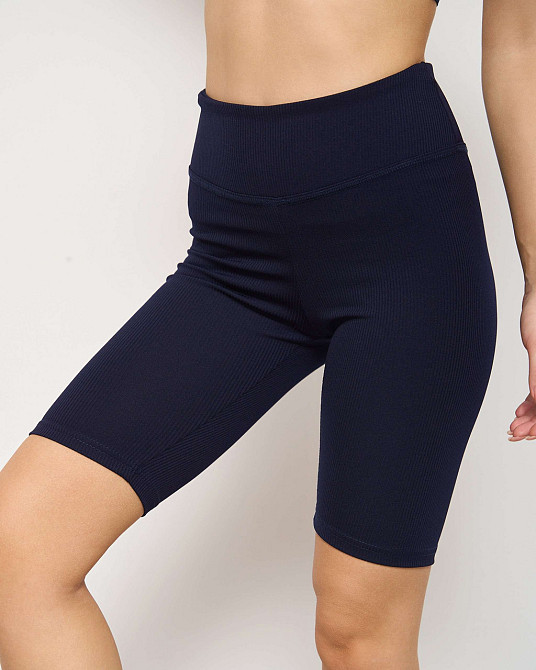 Велосипедки жіночі в рубчик Nicoletta 10075 S, Темно-сині Київ - фото 8