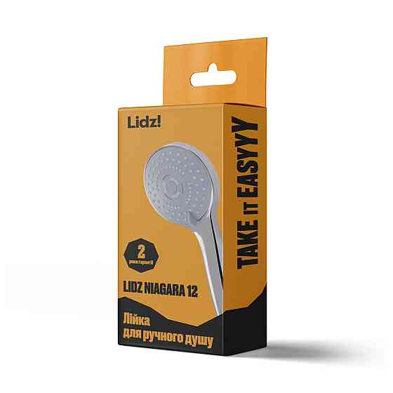 Лійка для ручного душу Lidz Niagara 12 98 мм округла LDNIA12CRM35443 Chrome Київ