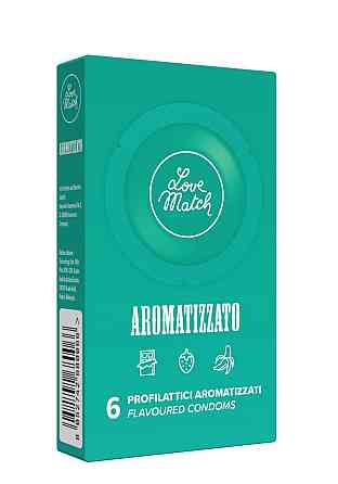 Презервативи - Aromatizzato (Flavoured), 6 шт. Sex Aura Київ