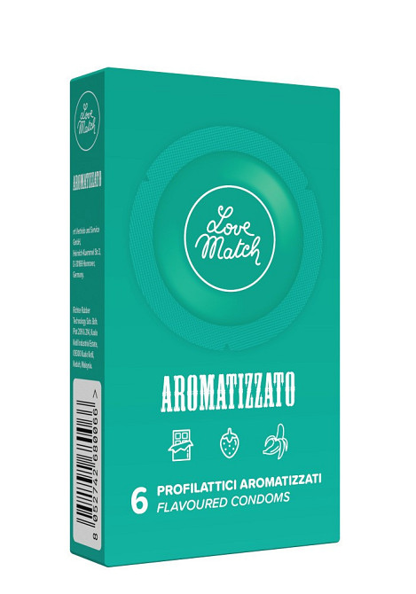 Презервативи - Aromatizzato (Flavoured), 6 шт. Sex Aura Київ - фото 4