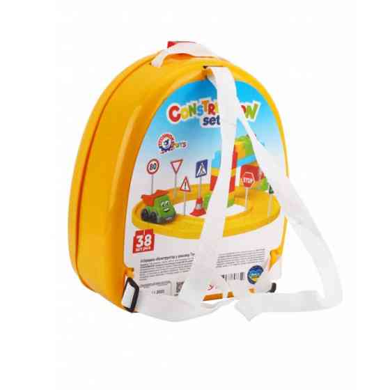 Детский Конструктор в рюкзаке ТехноК 8652TXK с дорожными знаками Винница