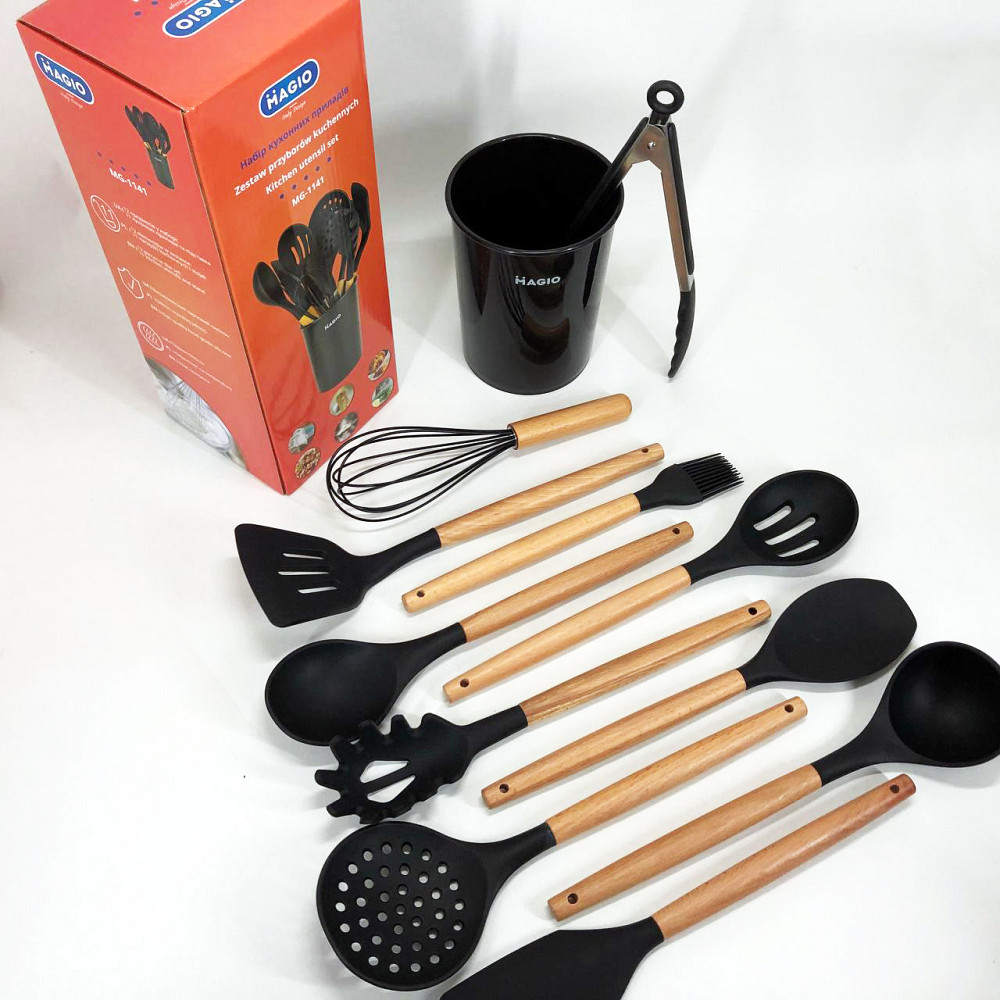 Набір кухонний універсальний, Стильний кухонний набір із силікону ніж універсальний LC-35 Львів - фото 11