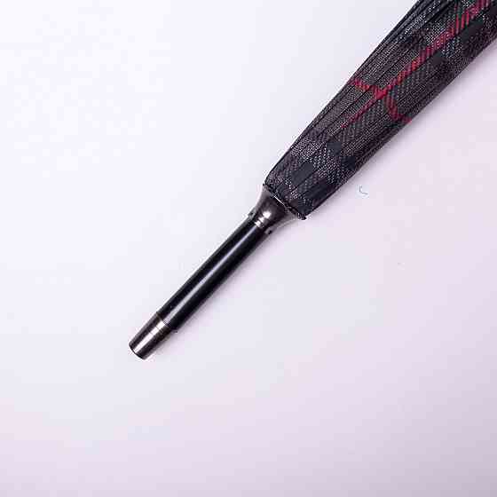 Класична парасолька-тростина напівавтомат з поліестеру 16 спиць діаметр 117 см Сірий HP-23-4G Коломыя