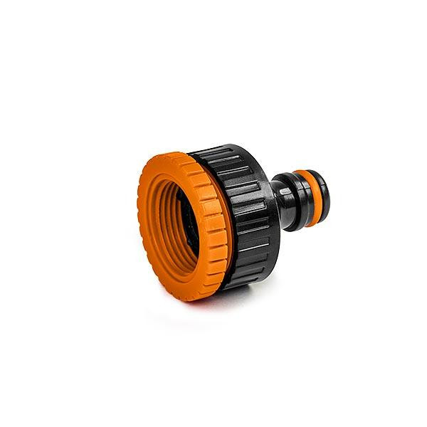 Адаптер на кран редукційний із внутрішньою різьбою 1" / 3/4", BLACK LINE, з ярликом, ECO-PWB2199L Київ - фото 1