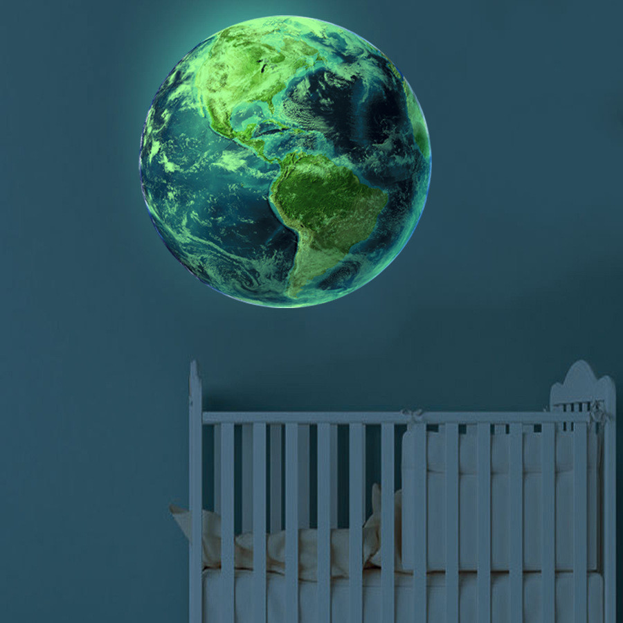 Люминесцентная наклейка Планета на стену 30 см разноцветный Киев - изображение 1