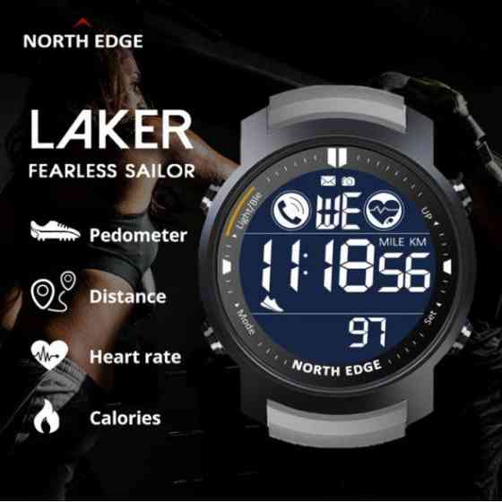 Чоловічий наручний годинник North Edge Laker 5BAR Вінниця