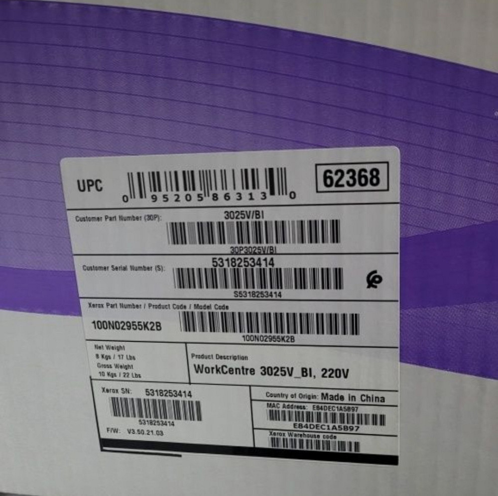 Принтер Xerox Phaser 3020BI (3020V - BI) Киев - изображение 2