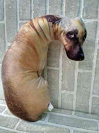 М'яка подушка-іграшка Аліна собака 3D Київ