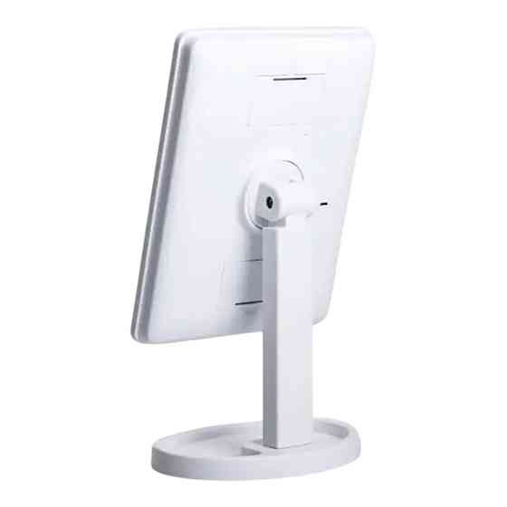 Yiwu Дзеркало косметичне 21х16 см 16 LED Чорне HP-10-3AW Коломыя