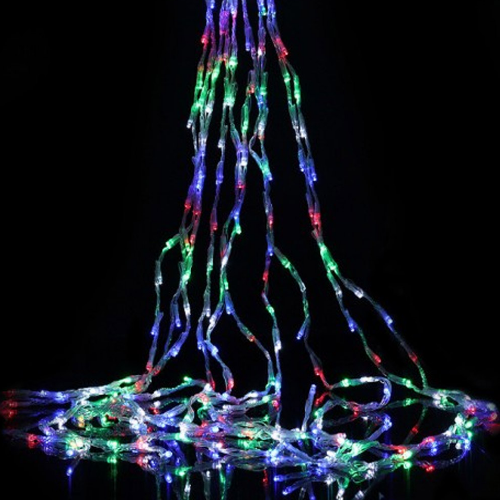 Світлодіодна гірлянда каскад 126 Led 9*1,5м 8 режимів різнокольорова USB CW-G-126L91CUMC ColorWay Житомир - фото 5