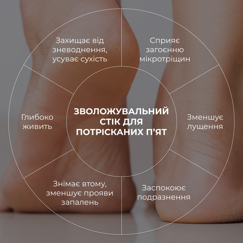 Набір проти тріщин, сухості та запаху стоп Hillary HydraHeel Repair & Odor Control Set Київ - фото 4