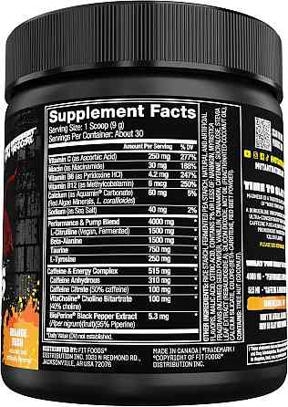 Предтренировочный комплекс Mutant Madness 270 g (Orange Rush) Луцк