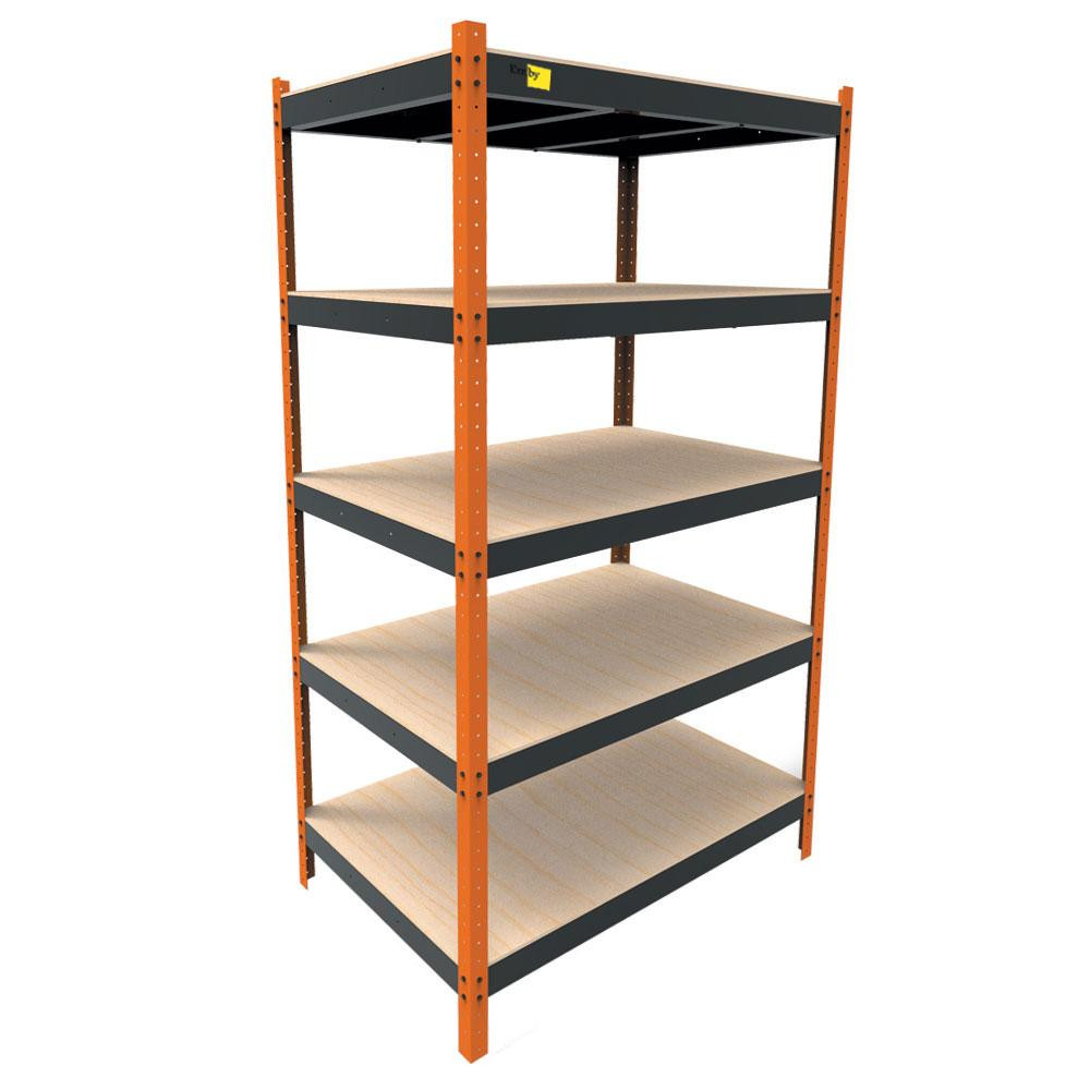Металлический усиленный стеллаж Emby Heavy Series (размер 2500х1300x900мм) 5 полок ДСП до 300кг Винница - изображение 1