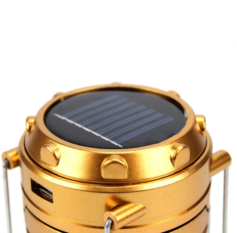 Ручний кемпінговий ліхтар LED на сонячній батареї Solar із USB Туристичний світильник Дніпро - фото 7