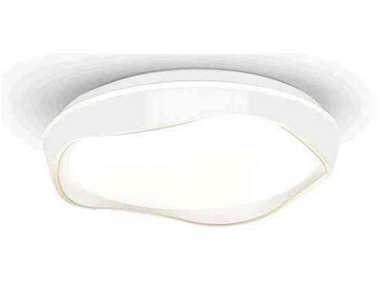 Світильник світлодіодний стельовий LED Rotondo з пультом ДУ 54W 6480Лм ∅395мм білий, метал/пластик ТМ MIORRO Київ
