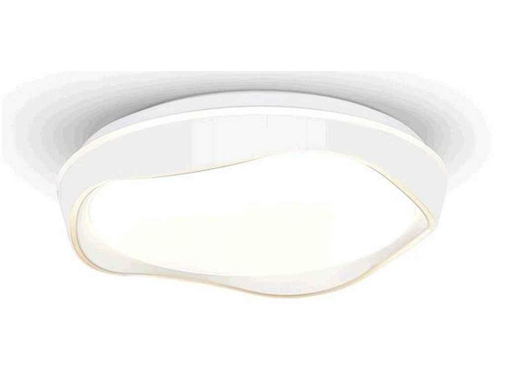 Світильник світлодіодний стельовий LED Rotondo з пультом ДУ 54W 6480Лм ∅395мм білий, метал/пластик ТМ MIORRO Київ - фото 1