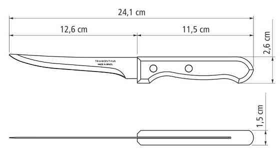Нож обвалочный TRAMONTINA DYNAMIC, 127 мм (6331627) Киев