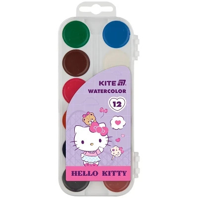 Акварельные краски Kite Hello Kitty 12 кольорів (HK25-061) Винница - изображение 1