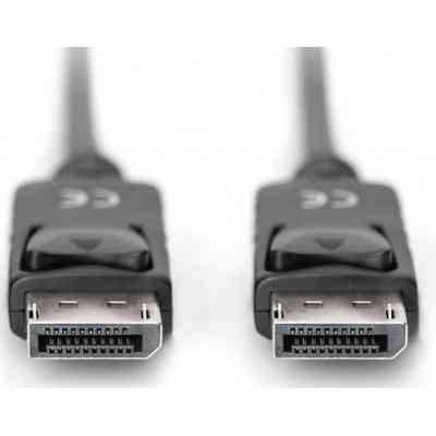 Кабель мультимедийный DisplayPort M to DisplayPort M 15.0m Digitus (AK-340100-150-S) Винница