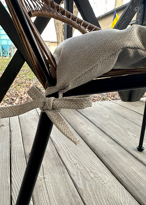 Подушка для стільців (38x38х5 см) Decorator Мальмо колір бежевий 84-100 Київ - фото 7