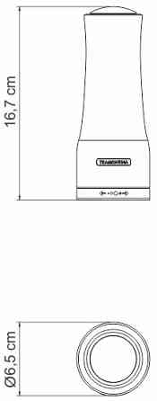 Млин для спецій Tramontina Realce (6820450) Київ