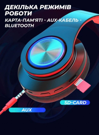 Бездротові навушники B39 Bluetooth 5.0 з мікрофоном, шумозаглушенням DSP, 400 мАг, до 24 год розмов, чорні Київ