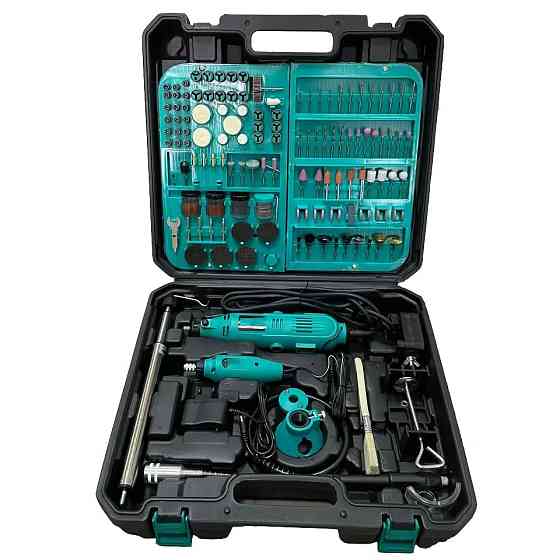 Ручний електричний гравер + гравер Mini 12V з 236 насадками, електричний електричний міні, Дриль гравер LS-69 Львів