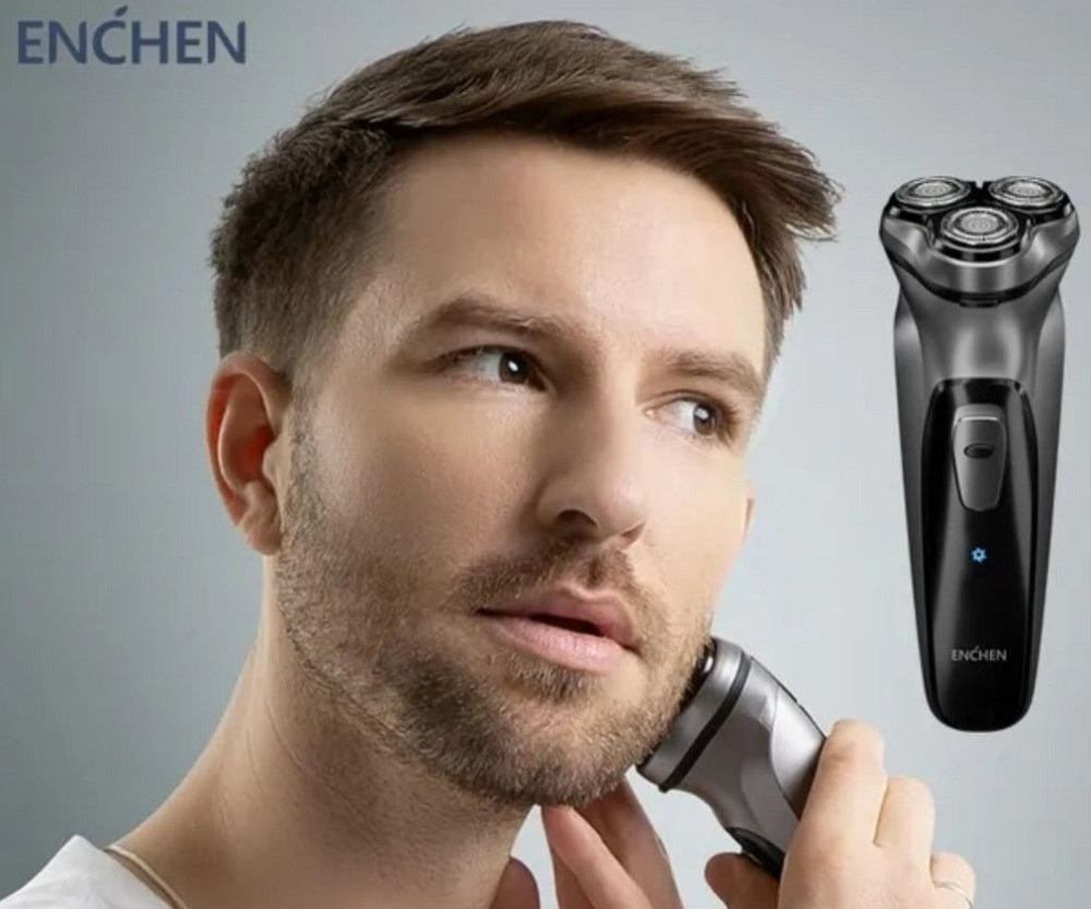 Бритва Xiaomi Enchen Black stone 3D Type C, Black Silver. Київ - фото 4