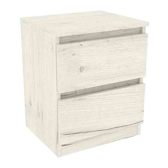 Тумба прикроватная V-4, Дуб Крафт Білий, 400/350/500 Львов