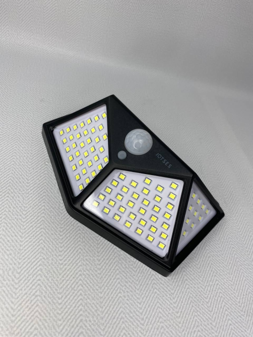 Б/у Уличный светильник на солнечной батарее Solar SL100 IOTSES 100 LED с датчиком движения и сумерек IP65 Черный Киев - изображение 4