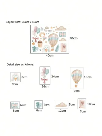Наклейка декоративная виниловая в детскую комнату 