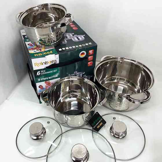 Набір каструль хорошої якості, Каструлі з кришками, Набір якісних каструль, Хороші каструлі BE-97 Івано-Франківськ