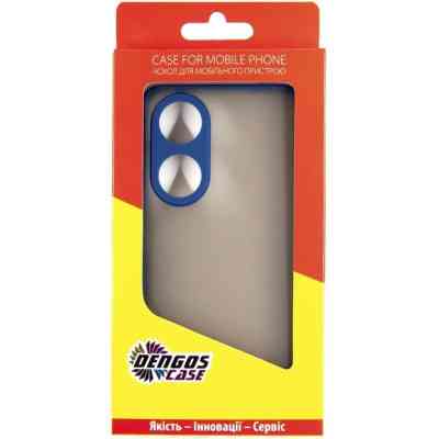 Чехол для мобильного телефона Dengos Kit for OPPO A98 5G case + glass (Blue) (DG-KM-39) Винница