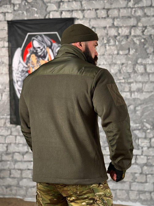 Тактическая флисовка ЛЮКС   karma oliva ВТ6443 Одесса - изображение 3